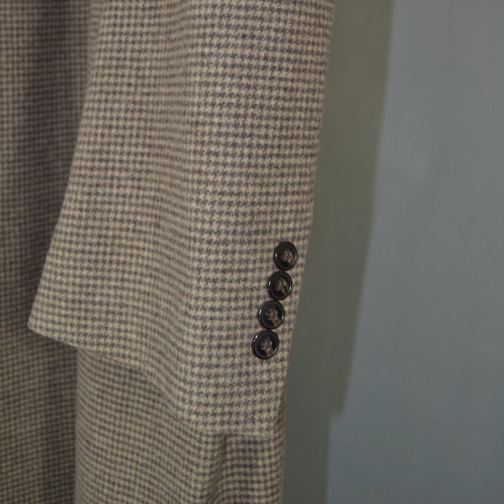 Sean John Brown And Tan Three Button Front Trench… - image 6